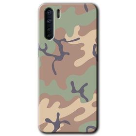 Oppo A91 Kamuflaj 29 Baskılı Uyumlu Silikon Kılıf