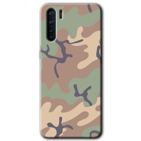 Oppo A91 Kamuflaj 29 Baskılı Uyumlu Silikon Kılıf