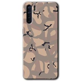 Oppo A91 Kamuflaj 6 Baskılı Uyumlu Silikon Kılıf