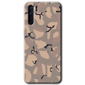 Oppo A91 Kamuflaj 6 Baskılı Uyumlu Silikon Kılıf
