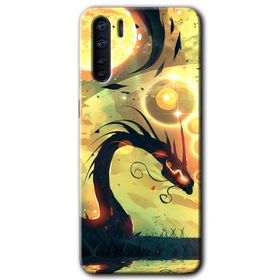 Oppo A91 Mat Çiçek Baskılı Uyumlu Silikon Kılıf
