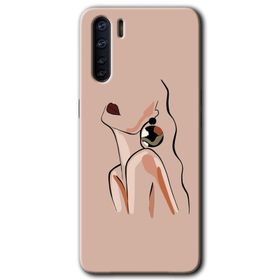 Oppo A91 Mat Çiçek Baskılı Uyumlu Silikon Kılıf