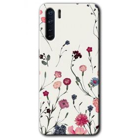 Oppo A91 Mat Çiçek Baskılı Uyumlu Silikon Kılıf