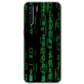Oppo A91 Matrix Baskılı Uyumlu Silikon Kılıf