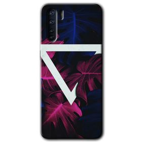 Oppo A91 Mekanik Yaprak Baskılı Uyumlu Silikon Kılıf