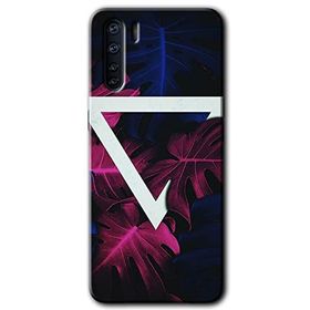 Oppo A91 Mekanik Yaprak Baskılı Uyumlu Silikon Kılıf