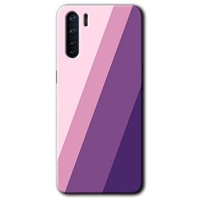 Oppo A91 Oblique Baskılı Uyumlu Silikon Kılıf