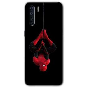 Oppo A91 Örümcek Adam Baskılı Uyumlu Silikon Kılıf