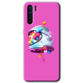Oppo A91 Penguenler Baskılı Uyumlu Silikon Kılıf