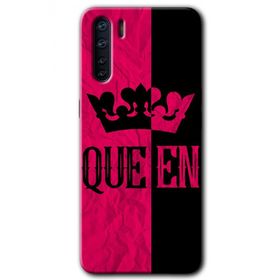 Oppo A91 Queen Baskılı Uyumlu Silikon Kılıf