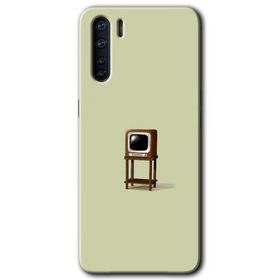 Oppo A91 Retro TV Baskılı Uyumlu Silikon Kılıf