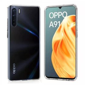 Oppo A91 Şeffaf Ultra İnce Silikon Kılıf