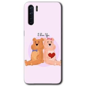 Oppo A91 Sevgili Ayıcık Baskılı Uyumlu Silikon Kılıf