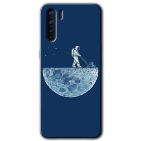 Oppo A91 Smoke Man Baskılı Uyumlu Silikon Kılıf