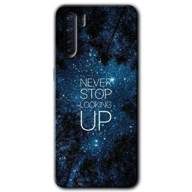 Oppo A91 Stars Wallpaper Baskılı Uyumlu Silikon Kılıf