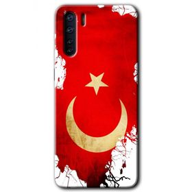 Oppo A91 Türkiyem Baskılı Uyumlu Silikon Kılıf