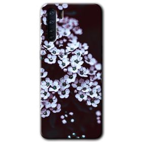 Oppo A91 Uyumlu Portakal Çiçeği Baskılı Silikon Kılıf