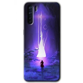 Oppo A91 Wanderer Silhouette Baskılı Uyumlu Silikon Kılıf