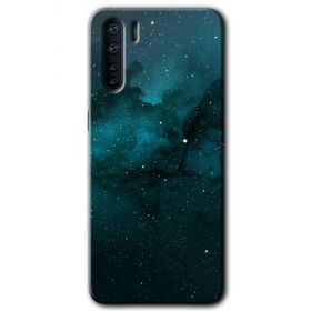 Oppo A91 Yıldızlararası Baskılı Uyumlu Silikon Kılıf