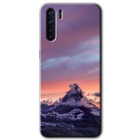 Oppo A91 Zirve Baskılı Uyumlu Silikon Kılıf