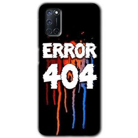 Oppo A92 404 Error Baskılı Uyumlu Silikon Kılıf