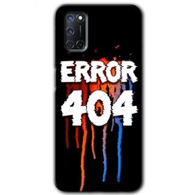 Oppo A92 404 Error Baskılı Uyumlu Silikon Kılıf