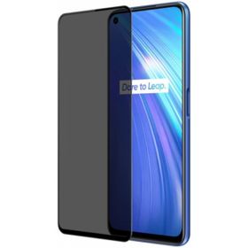 Oppo A92 5D Ekran Koruyucu Kırılmaz Cam Karartmalı Hayalet Cam Privacy Tam Kapatan
