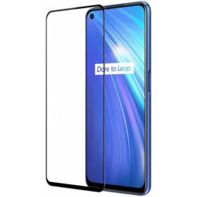 Oppo A92 5D Siyah Ekran Koruyucu Tam Kapatan Kenarları Kırılmaya Dayanıklı Cam