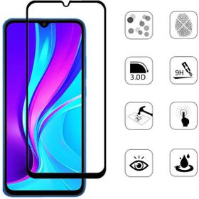 Oppo A92 5D Siyah Ekran Koruyucu Tam Kapatan Kenarları Kırılmaya Dayanıklı Cam