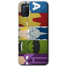 Oppo A92 Avengers 1 Baskılı Uyumlu Silikon Kılıf