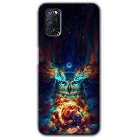 Oppo A92 Ballı Baykuş Baskılı Uyumlu Silikon Kılıf