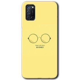 Oppo A92 Be Honest Baskılı Uyumlu Silikon Kılıf