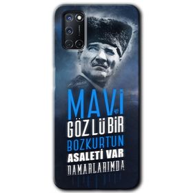 Oppo A92 Bezdum Da Baskılı Uyumlu Silikon Kılıf