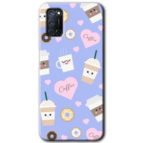 Oppo A92 Bezdum Da Baskılı Uyumlu Silikon Kılıf
