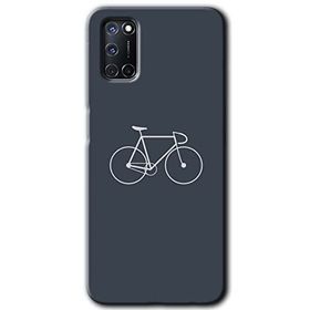 Oppo A92 Bike Baskılı Uyumlu Silikon Kılıf