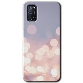 Oppo A92 Blur Lights Baskılı Uyumlu Silikon Kılıf