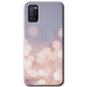Oppo A92 Blur Lights Baskılı Uyumlu Silikon Kılıf