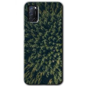 Oppo A92 Çam Ağacı Ormanı Baskılı Uyumlu Silikon Kılıf