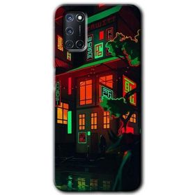 Oppo A92 China Street Baskılı Uyumlu Silikon Kılıf