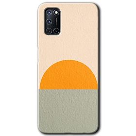 Oppo A92 Color Wall Baskılı Uyumlu Silikon Kılıf