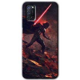 Oppo A92 Darh Vader Wars Baskılı Uyumlu Silikon Kılıf