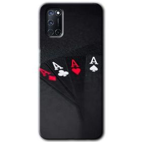 Oppo A92 Full As Baskılı Uyumlu Silikon Kılıf