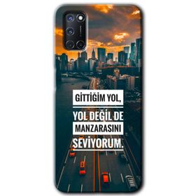 Oppo A92 Graffiti Çizgi Film Baskılı Uyumlu Silikon Kılıf