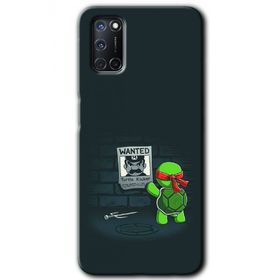 Oppo A92 Kaplumbağa Avcısı Baskılı Uyumlu Silikon Kılıf