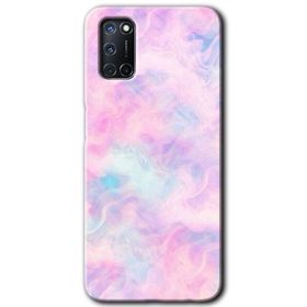 Oppo A92 Kara Kedi Baskılı Uyumlu Silikon Kılıf