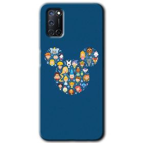 Oppo A92 Kara Kedi Baskılı Uyumlu Silikon Kılıf