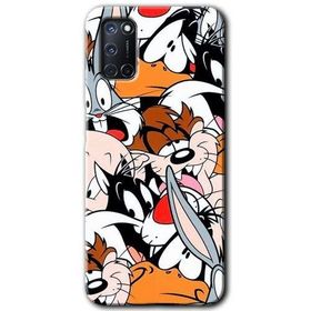 Oppo A92 Karakterler Baskılı Uyumlu Silikon Kılıf