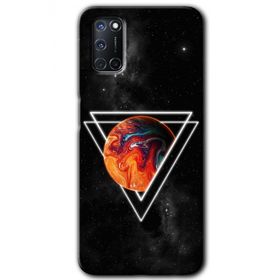 Oppo A92 Kızıl Gezegen Baskılı Uyumlu Silikon Kılıf