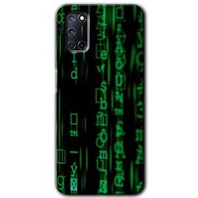 Oppo A92 Matrix Baskılı Uyumlu Silikon Kılıf