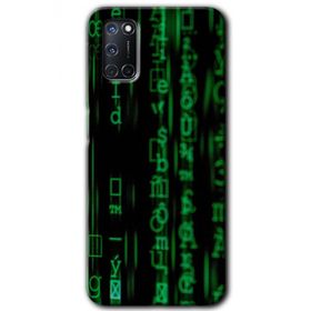 Oppo A92 Matrix Baskılı Uyumlu Silikon Kılıf